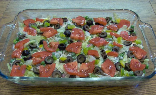Eight Layer Salad